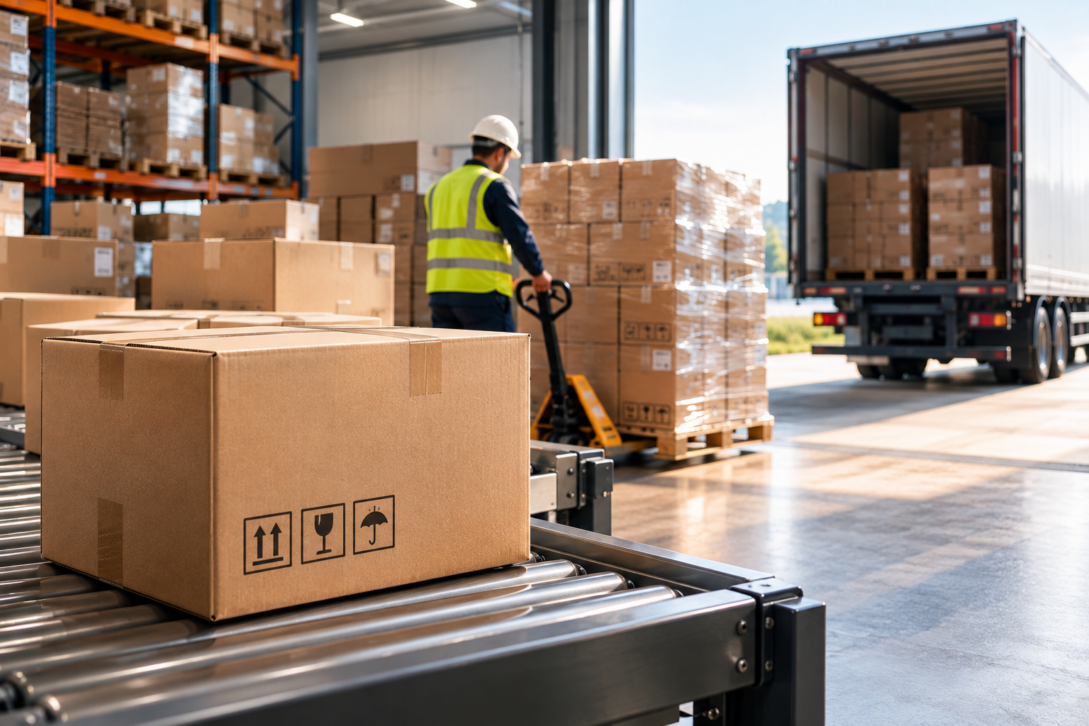 Emballages d'expédition et logistique